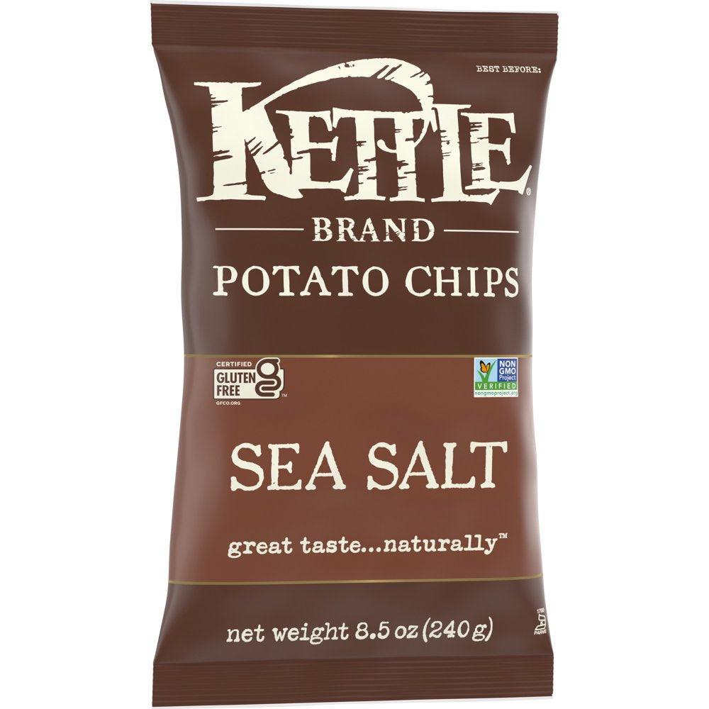 Kettle Brand Potato Chips, Sea Salt Kettle Chips, 8.5 Oz