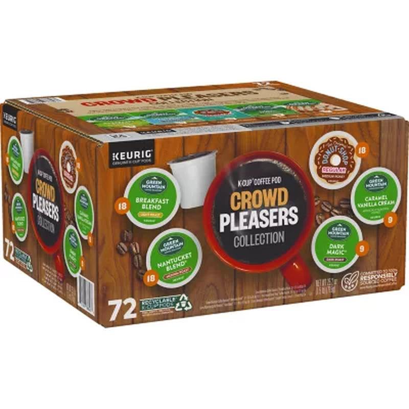 Keurig Crowd Pleasers K-Cup Pod Coffee, Variety Pack (72 Ct.)