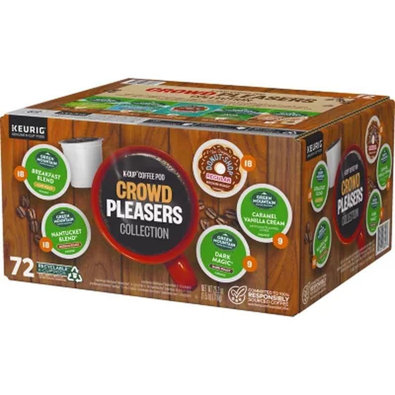 Keurig Crowd Pleasers K-Cup Pod Coffee, Variety Pack (72 Ct.)