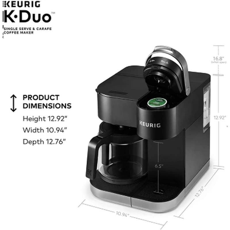 Keurig K-Duo Single Serve and Carafe Coffee Maker with Removable Reservoir