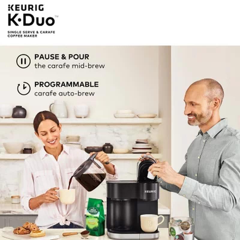 Keurig K-Duo Single Serve and Carafe Coffee Maker with Removable Reservoir