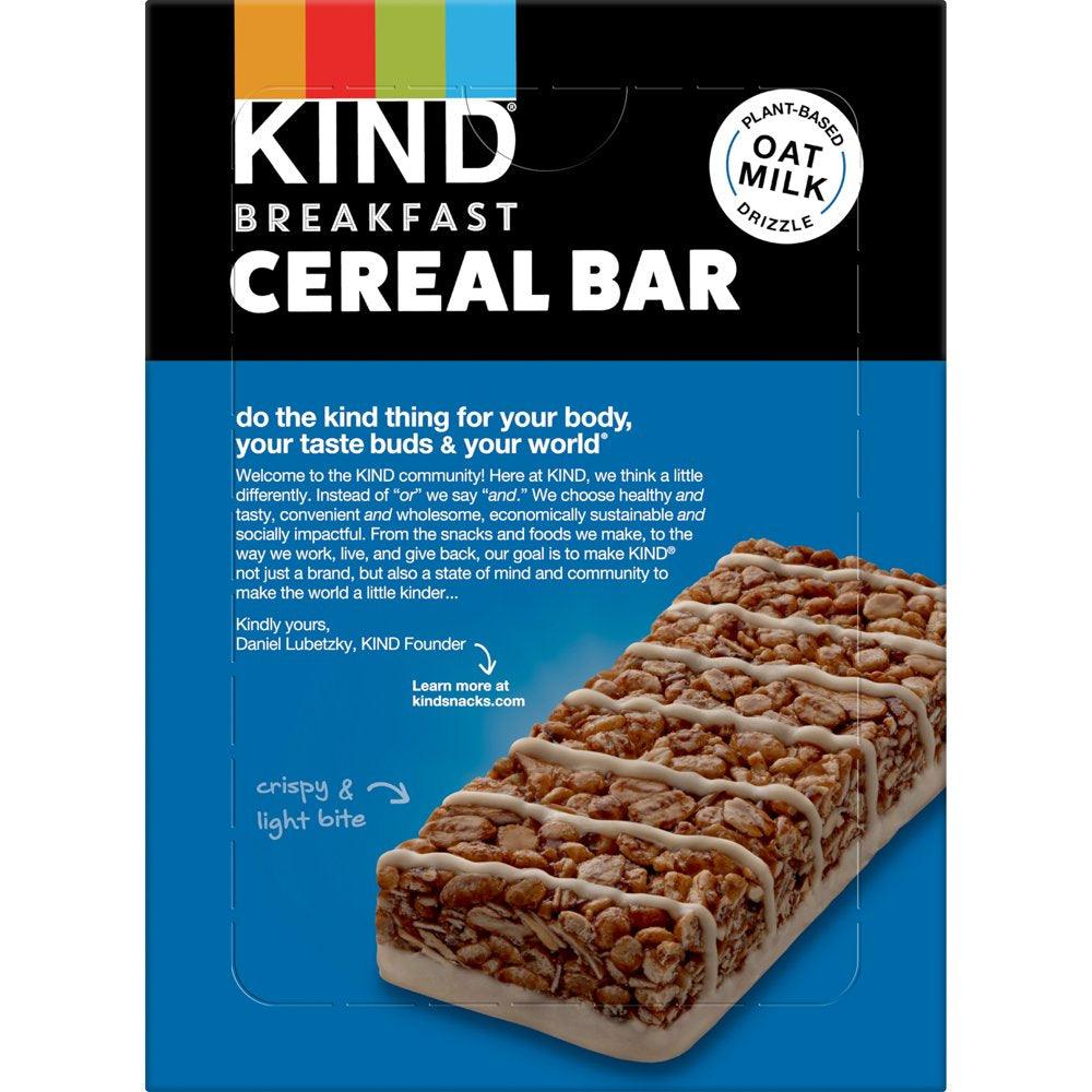 KIND Breakfast Cereal Bars, Gluten Free Snacks, Chocolate with Almonds, 9.3Oz Box (6 Bars)