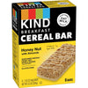 KIND Breakfast Cereal Bars, Gluten Free Snacks, Honey Nut with Almonds, 9.3Oz Box (6 Bars)