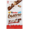 Kinder Bueno Milk Chocolate and Hazelnut Cream Candy Bar (1.5 Oz., 20 Pk.)