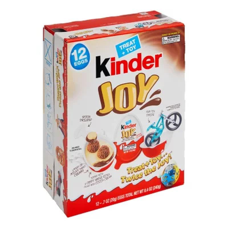 Kinder Joy Chocolate Surprise Egg (0.7 Oz., 12 Pk.)