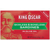 King Oscar Skinless & Boneless Sardines in Olive Oil, 4.38 Oz Can