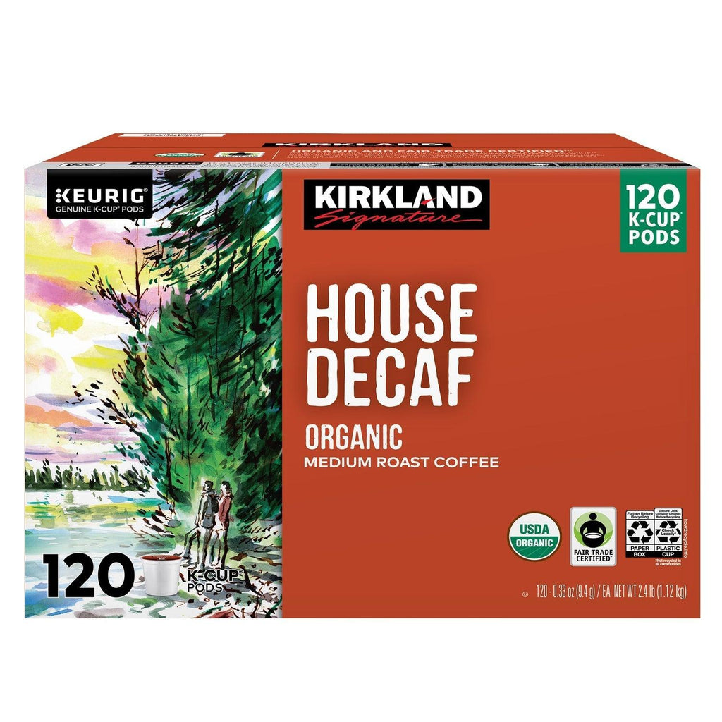 Coffee Organic House Decaf K-Cup Pod, 120-Count