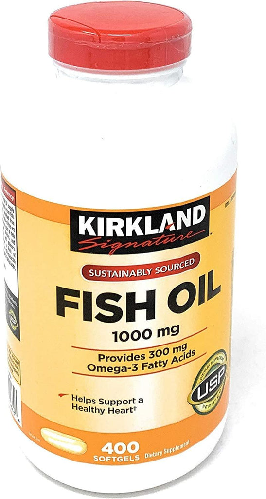 Fish Oil Concentrate with Omega-3 Fatty Acids, 800 Softgels, 1000Mg