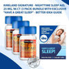 - Nighttime Sleep Aid, 25 Mg, 96 Ct (3 Pack) Bundle with Exclusive "Have a Great Sleep" - Better Idea Guide (4 Items)