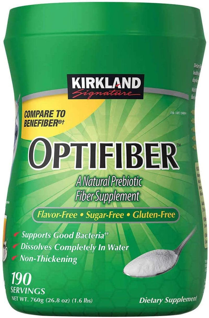 OPTIFIBER Sugar Free Favor Free Gluten Free Non Thickening, NET WT. 760G/26.8 Oz (1.6 Lbs) (190 Servings)