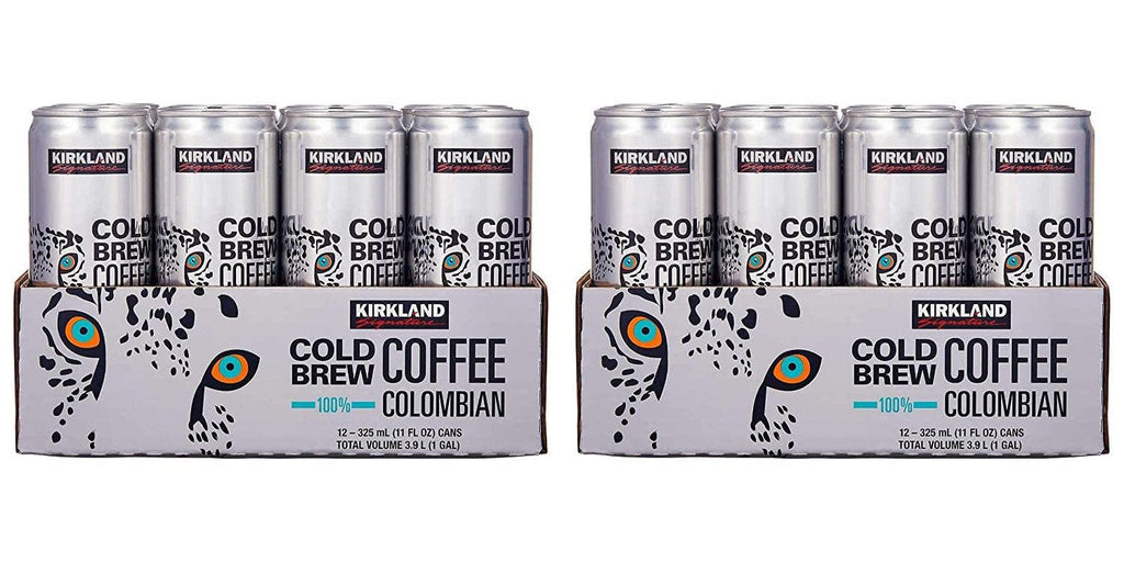 Signature Cold Brew Colombian Coffee 12 Cans /11 Fl Ounce Net Wt 132 Fl Ounce Pack of 2