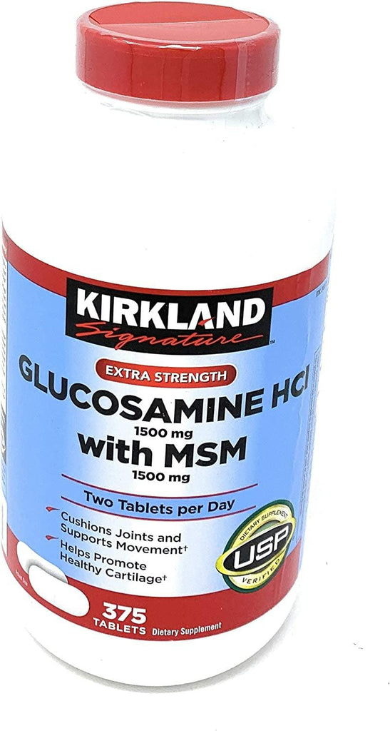 Signature Extra Strength Glucosamine HCI 1500Mg with MSM 1500 Mg 375 Tablets