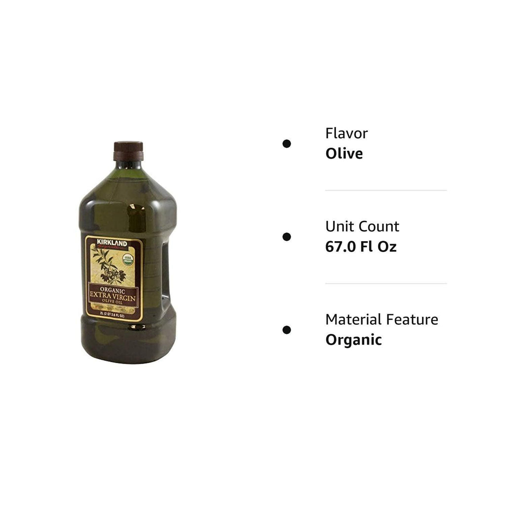 Kirkland Signature Organic Extra Virgin Olive Oil - 67 FL Ounce