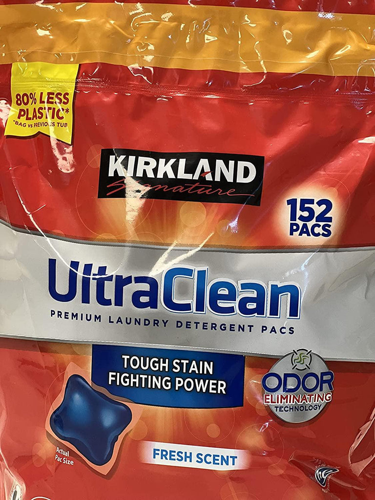 Kirkland Signature Ultra Clean Laundry Detergent (152 Pacs (2 Pack))