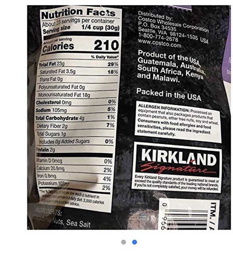 Kirkland Signatures Dry Roasted Macadamia Nuts with Sea Salt 24 Oz. (3 Pack) En_Us