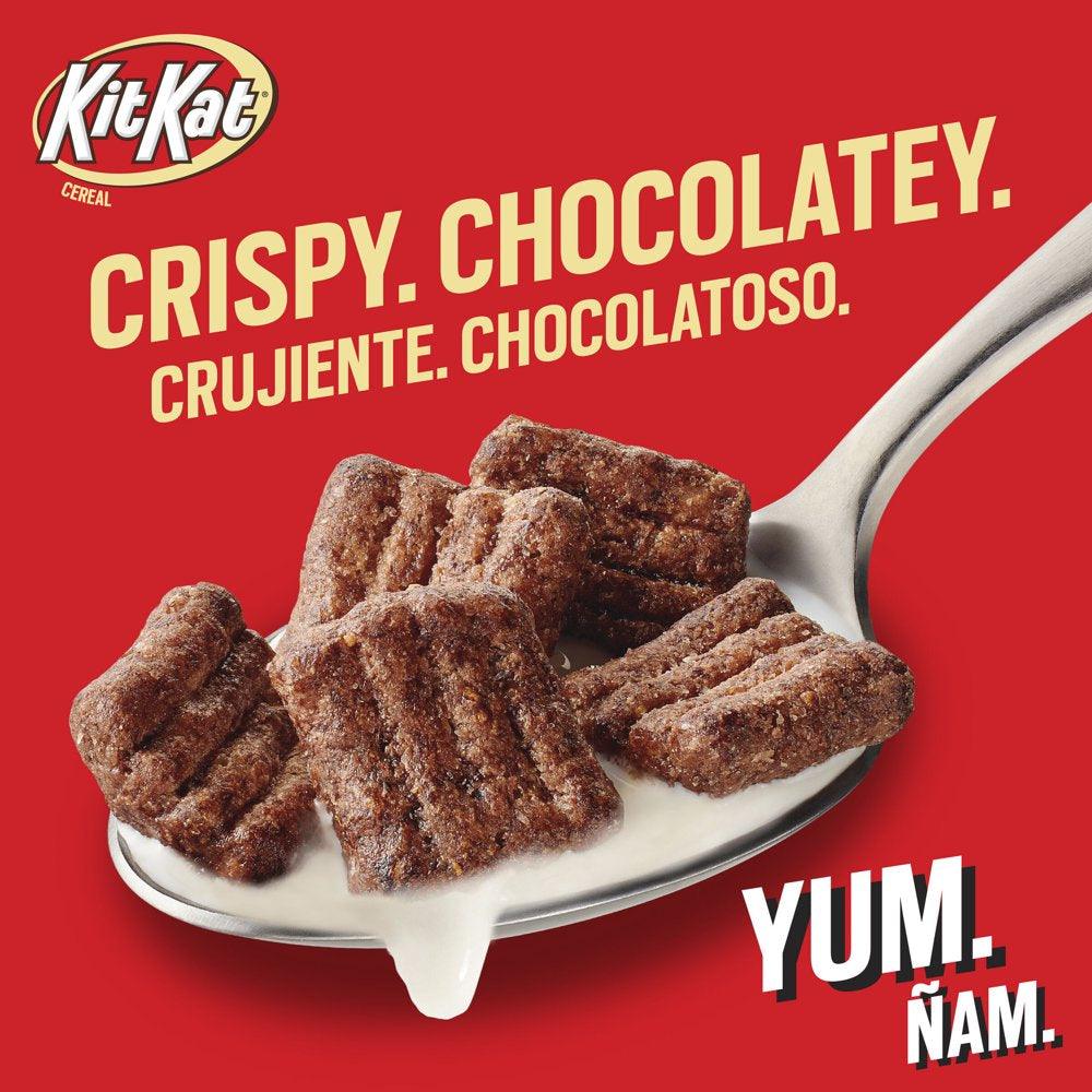 KIT KAT Chocolatey Breakfast Cereal Made with Whole Grain, Family Size, 19.5 Oz