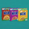 Kix Whole Grain Breakfast Cereal, Crispy Corn Cereal Puffs, Family Size, 18 Oz