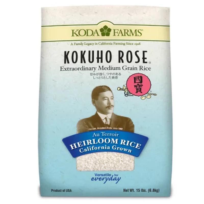 Kokuho Rose Rice (15 Lb.)