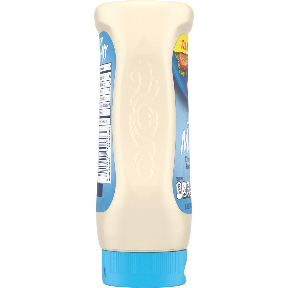 Kraft Light Mayo with 1/2 the Fat & Calories of Regular Mayonnaise Squeeze Bottle, 22 Fl Oz