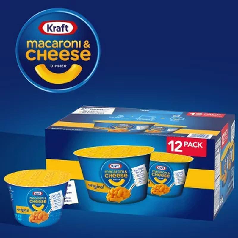 Kraft Original Macaroni and Cheese Easy Microwavable Dinner (12 Pk.)