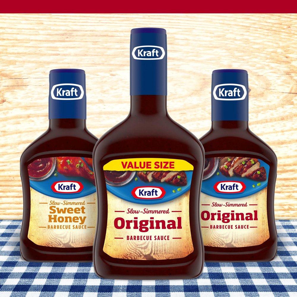 Kraft Original Slow-Simmered Barbecue BBQ Sauce Value Size, 40 Oz Bottle