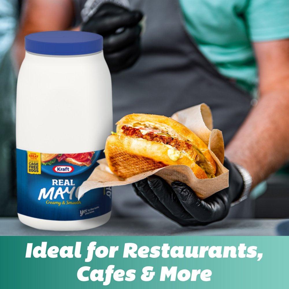 Kraft Real Mayo Creamy & Smooth Mayonnaise, 1 Gal Jug