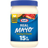 Kraft Real Mayo Creamy & Smooth Mayonnaise, 15 Fl Oz Jar