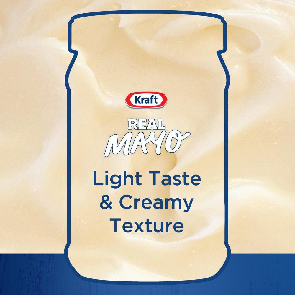 Kraft Real Mayo Creamy & Smooth Mayonnaise, 15 Fl Oz Jar