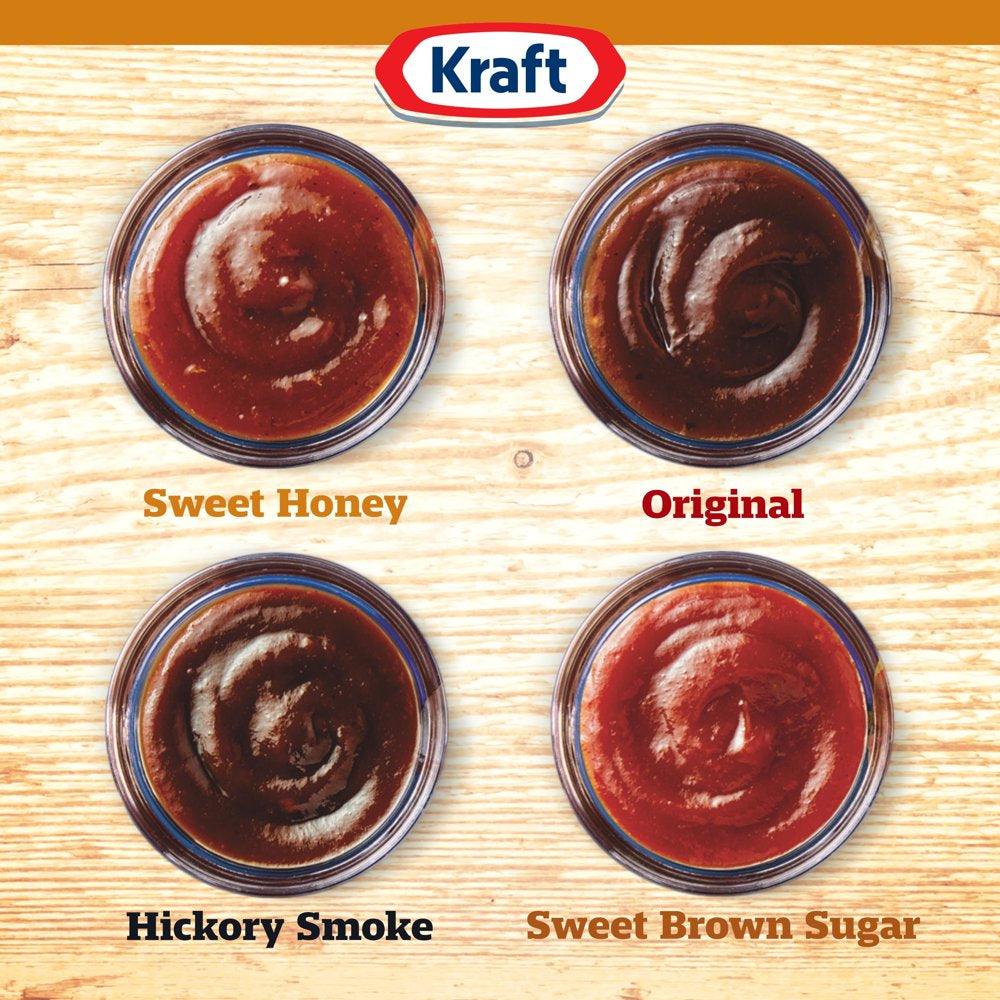 Kraft Sweet Honey Slow-Simmered Barbecue BBQ Sauce, 18 Oz Bottle