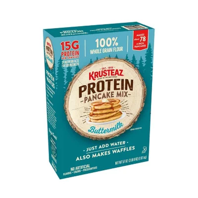 Krusteaz Buttermilk Protein Pancake Mix (57 Oz.)