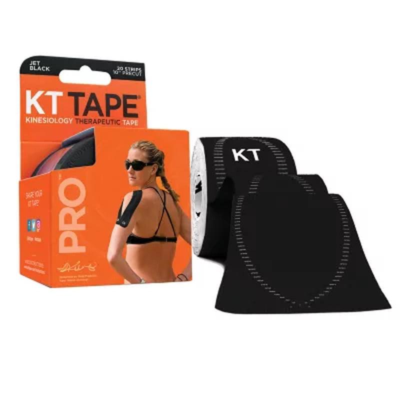 KT Tape Pro Synthetic Precut Kinesiology Tape, Choose Your Color (20 Ct.)