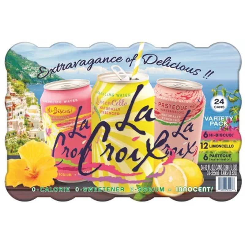 La Croix Limoncello Sparkling Water Variety Pack (12 Oz., 24 Pk.)