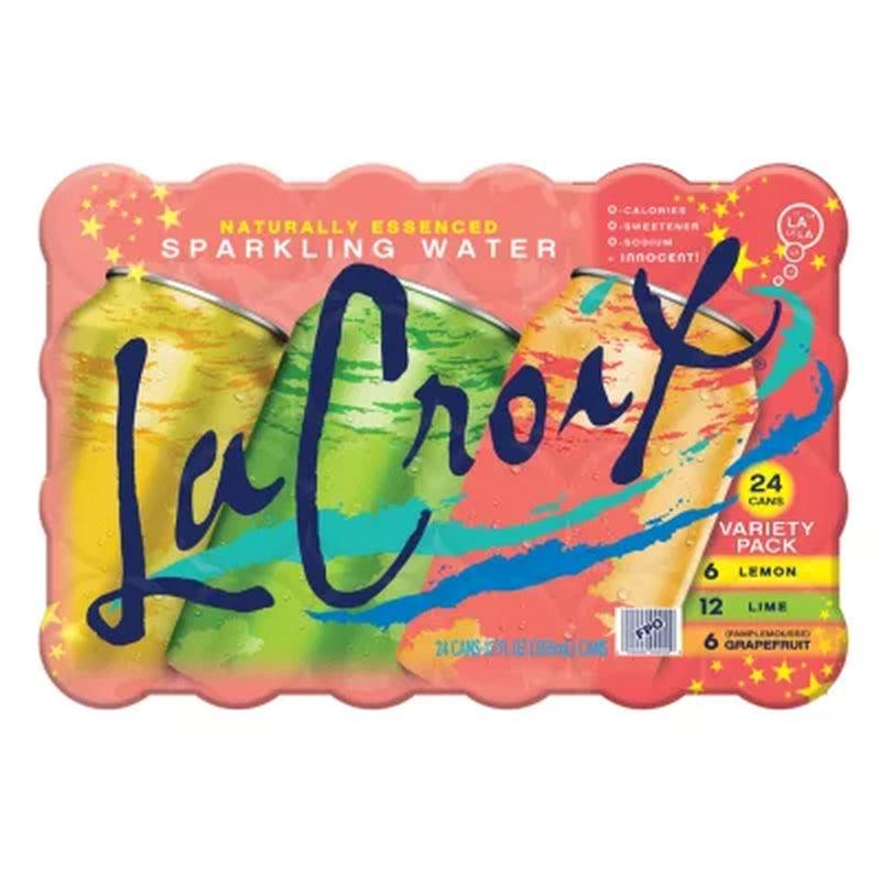 La Croix Sparkling Water Variety Pack (12 Fl. Oz., 24 Pk.)