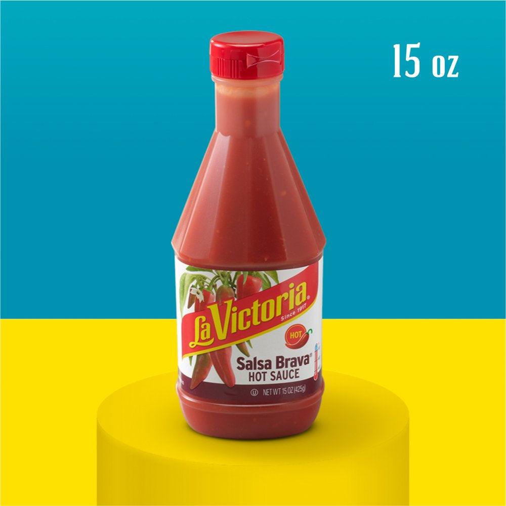 LA VICTORIA SALSA BRAVA Hot Sauce, 15 Oz