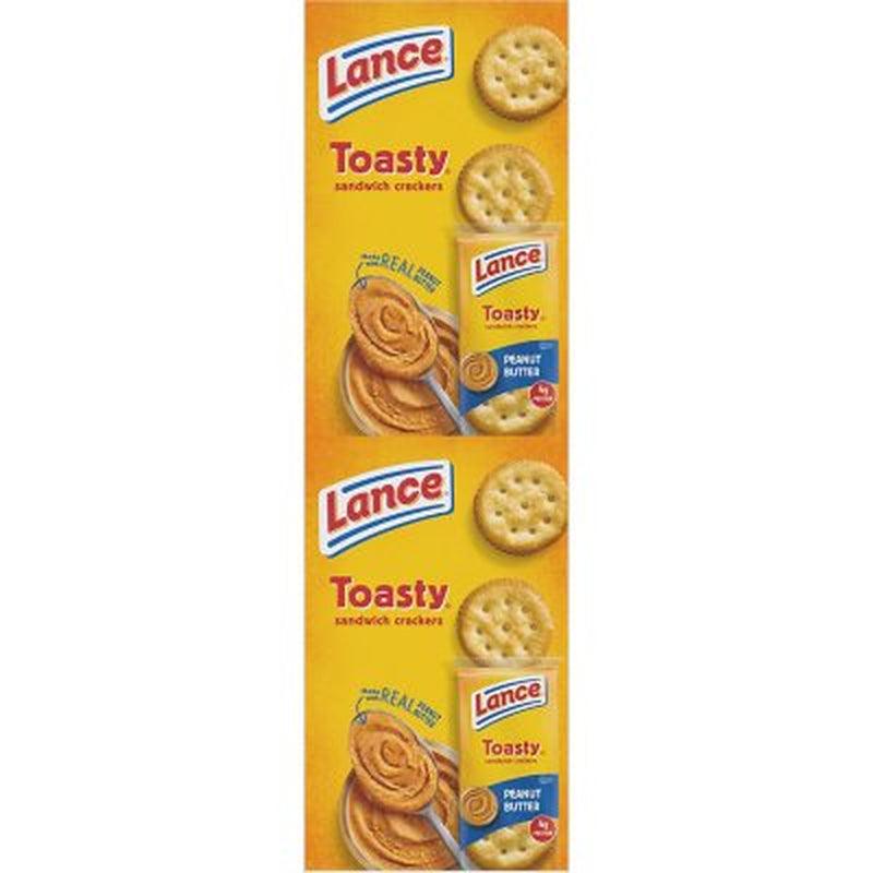 Lance Toasty Peanut Butter Sandwich Crackers (1.29 Oz., 40 Ct.)