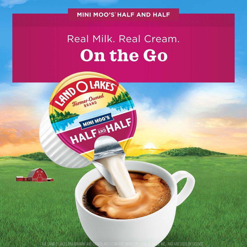 Land O Lakes Mini Moo’S Half and Half Creamer Singles, 24 Count