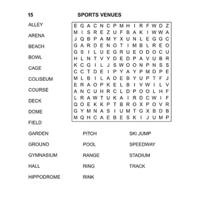 Large Print Floral Word Search