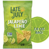 Late July Snacks Jalapeno Lime Tortilla Chips, 7.8 OZ Bag