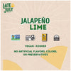 Late July Snacks Jalapeno Lime Tortilla Chips, 7.8 OZ Bag