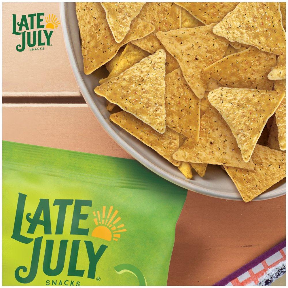 Late July Snacks Jalapeno Lime Tortilla Chips, 7.8 OZ Bag