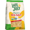 Late July Snacks Thin and Crispy Organic Tortilla Chips with Sea Salt, 10.1 Oz Bag