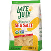 Late July Snacks Thin and Crispy Organic Tortilla Chips with Sea Salt, 10.1 Oz Bag