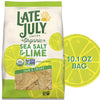 Late July Snacks Thin and Crispy Organic Tortilla Chips with Sea Salt and Lime, 10.1 Oz Bag