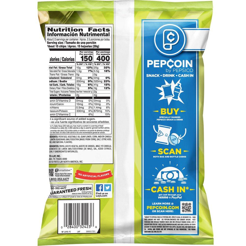 Lay'S Limon Flavored Potato Chips, 2.625 Oz Bag