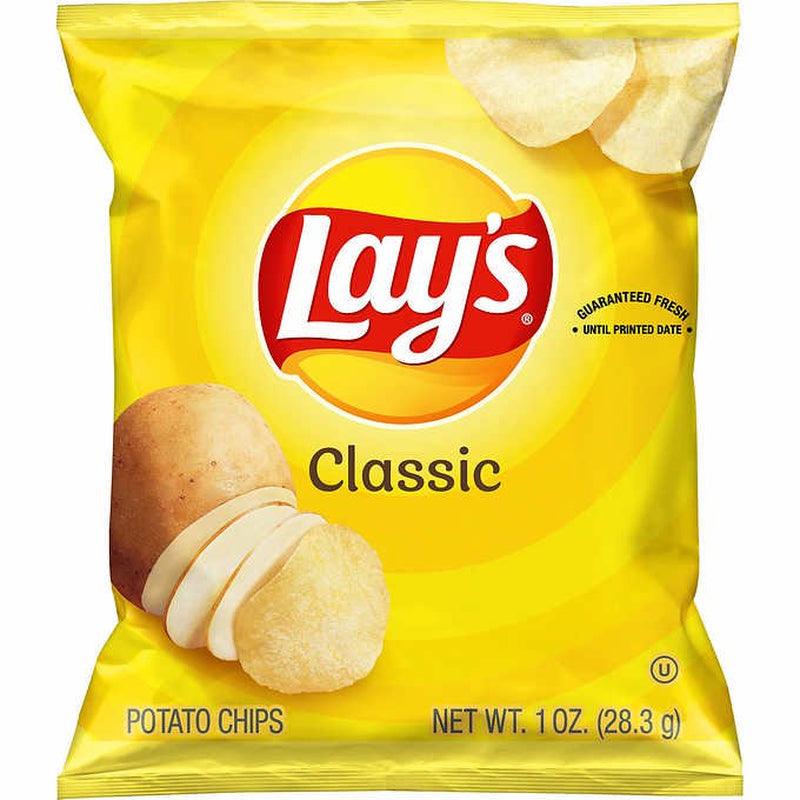 Lay'S Potato Chips, Classic, 1 Oz, 50 Count