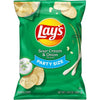 Lay'S Potato Chips, Sour Cream & Onion, Party Size, 14.75 Oz