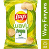 Lay'S Wavy Funyuns Onion Flavored Potato Chips, 7.5 Oz