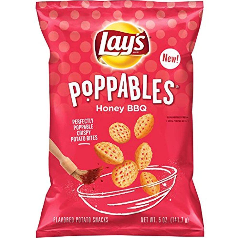 Lays Poppables Honey Barbecue Flavored Potato Snacks, 5 Oz Bag