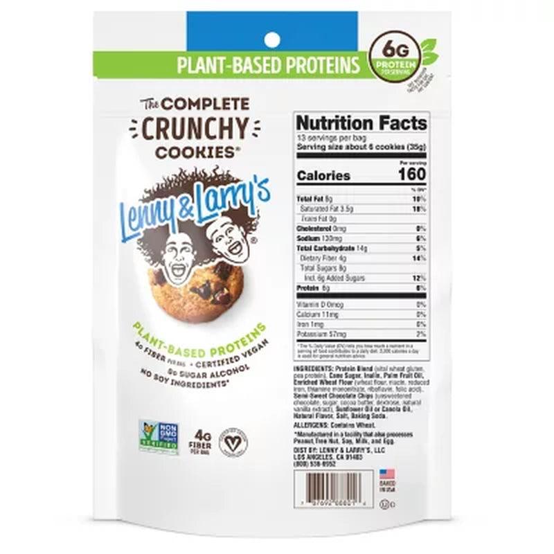 Lenny & Larry'S the Complete Crunchy Cookies Chocolate Chip (16 Oz.)