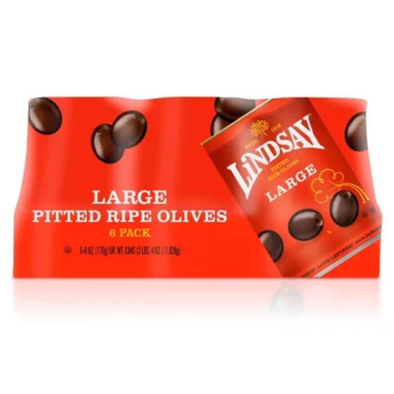 Lindsay® Large Pitted Olives (6 Oz., 6 Pk.)